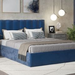 Кровать Элен 1600*2000 Rock 12 (серо-фиолетовый) в Добрянке - dobryanka.mebel24.online | фото 2