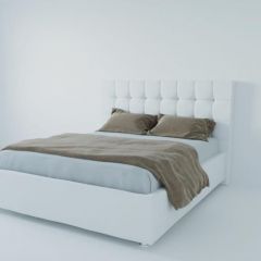 Кровать Венеция без основания 800 (экокожа белая) в Добрянке - dobryanka.mebel24.online | фото
