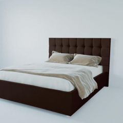 Кровать Венеция без основания 800 (экокожа коричневая) в Добрянке - dobryanka.mebel24.online | фото 1