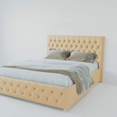 Кровать Версаль 1200 без основания (экокожа бежевый) в Добрянке - dobryanka.mebel24.online | фото