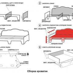 Кровать Фея 1600 с двумя ящиками в Добрянке - dobryanka.mebel24.online | фото 21