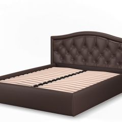 Кровать Стелла 1200 + Основание (Лесмо brown) коричневый в Добрянке - dobryanka.mebel24.online | фото 3
