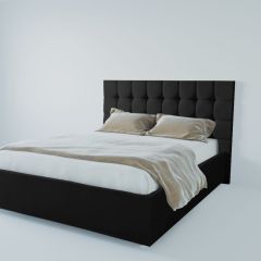 Кровать Венеция с ПМ 800 (экокожа кольт ч) в Добрянке - dobryanka.mebel24.online | фото 2