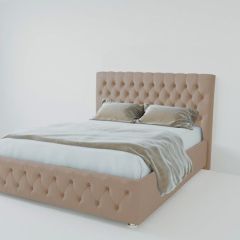 Кровать Версаль с ПМ 800 (велюр серый) в Добрянке - dobryanka.mebel24.online | фото