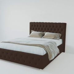 Кровать Версаль с ПМ 900 (экокожа коричневая) в Добрянке - dobryanka.mebel24.online | фото