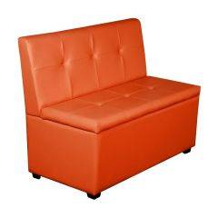 Кухонный диван Уют-1 (1000) Оранжевый в Добрянке - dobryanka.mebel24.online | фото