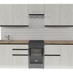 Кухонный гарнитур Амели мега 2500 мм в Добрянке - dobryanka.mebel24.online | фото 3
