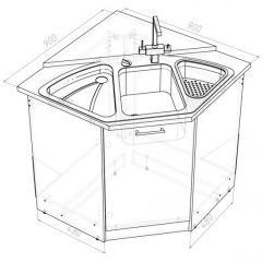 Кухонный гарнитур Лариса оптима 2 1500х1300 мм в Добрянке - dobryanka.mebel24.online | фото 15