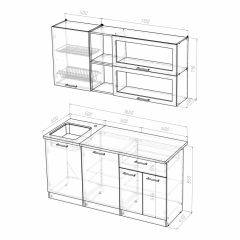 Кухонный гарнитур Лира стандарт 1600 в Добрянке - dobryanka.mebel24.online | фото 4