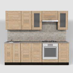 Кухонный гарнитур Ника базис 2400 в Добрянке - dobryanka.mebel24.online | фото 3