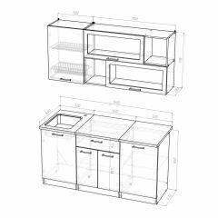 Кухонный гарнитур Полина стандарт 1600 в Добрянке - dobryanka.mebel24.online | фото 7