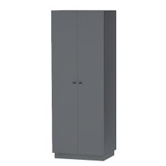 Квадро ШК-1 Шкаф 2дв. (ЛДСП графит) в Добрянке - dobryanka.mebel24.online | фото