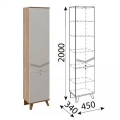 Лимба (гостиная) М03 Пенал в Добрянке - dobryanka.mebel24.online | фото
