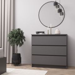 МОРИ МК 800.1 Комод (графит) в Добрянке - dobryanka.mebel24.online | фото