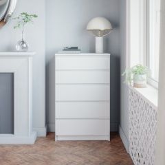 МОРИ МК 700.5 Комод (белый) в Добрянке - dobryanka.mebel24.online | фото