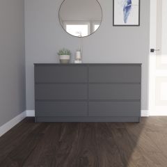 МОРИ МК 1380.6 Комод (графит) в Добрянке - dobryanka.mebel24.online | фото