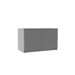 МОРИ МА 900.1 Антресоль/Тумба (графит) в Добрянке - dobryanka.mebel24.online | фото 2