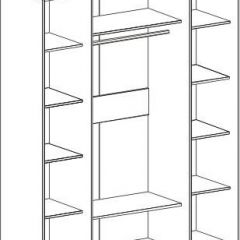 НИКОЛЬ МС Спальный гарнитур в Добрянке - dobryanka.mebel24.online | фото 7