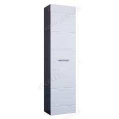 Пенал Ненси 400 (Венге/Белый глянец) в Добрянке - dobryanka.mebel24.online | фото