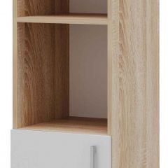Пенал ПКС-8 Дуб сонома/Белый глянец в Добрянке - dobryanka.mebel24.online | фото