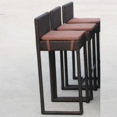 Плетеный барный стул Y390A-W63 Brown в Добрянке - dobryanka.mebel24.online | фото