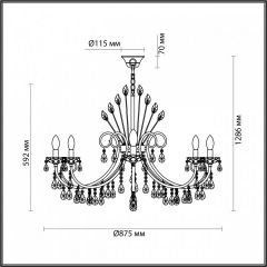 Подвесная люстра Odeon Light Versia 4977/10 в Добрянке - dobryanka.mebel24.online | фото 5