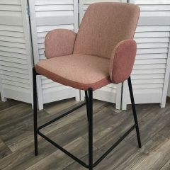 Полубарный стул NYX (H=65cm) VF109 розовый / VF110 брусничный М-City в Добрянке - dobryanka.mebel24.online | фото