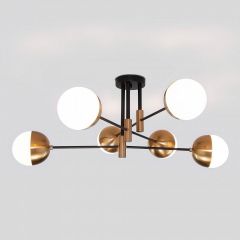 Потолочная люстра Eurosvet Nuvola 70129/6 латунь в Добрянке - dobryanka.mebel24.online | фото 2