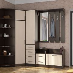 Прихожая ДИАНА-4 сек №29 (Венге/Дуб молочный) в Добрянке - dobryanka.mebel24.online | фото 3