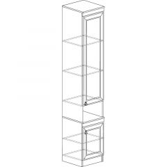 Шкаф №617 Инна Денвер светлый в Добрянке - dobryanka.mebel24.online | фото 2