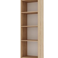 ИТАЛИЯ П-500 Пенал 1 дв. (Дуб сонома/Белый глянец) в Добрянке - dobryanka.mebel24.online | фото 2