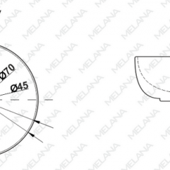 Раковина MELANA MLN-7061 в Добрянке - dobryanka.mebel24.online | фото 2