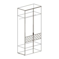 Шкаф 2-дверный Дели 70 в Добрянке - dobryanka.mebel24.online | фото 2