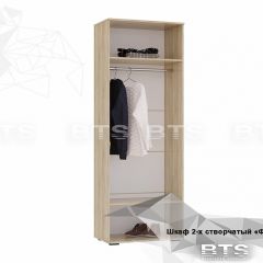 ФЛАЙ Шкаф 2-х створчатый ШК-04 (дуб сонома/белый) в Добрянке - dobryanka.mebel24.online | фото 4