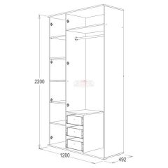 Шкаф 3-х дверный Ольга-14 в Добрянке - dobryanka.mebel24.online | фото 2