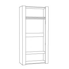 Шкаф для одежды 13.133 Амели в Добрянке - dobryanka.mebel24.online | фото 2