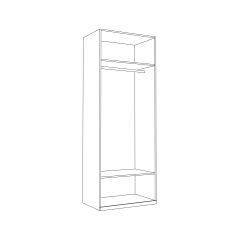 Шкаф для одежды 13.329 Валенсия в Добрянке - dobryanka.mebel24.online | фото 2