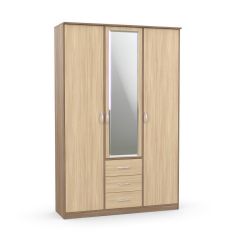 Шкаф комбинированный Дуэт Люкс с зеркалом в Добрянке - dobryanka.mebel24.online | фото 4