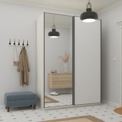 Шкаф-купе 1400 серии SOFT D1+D3+B2+PL1 (2 ящика+1штанга) профиль «Графит» в Добрянке - dobryanka.mebel24.online | фото 4