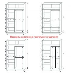 Шкаф-купе 1400 серии SOFT D1+D3+B2+PL1 (2 ящика+1штанга) профиль «Графит» в Добрянке - dobryanka.mebel24.online | фото 7