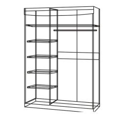Шкаф-купе 1600 без зеркала "Мария-Луиза 6.16" в Добрянке - dobryanka.mebel24.online | фото 4