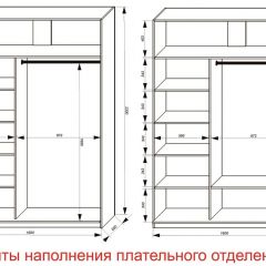 Шкаф-купе 1600 серии SOFT D6+D4+B2+PL2 (2 ящика+1штанга+1 полка) профиль «Капучино» в Добрянке - dobryanka.mebel24.online | фото 8