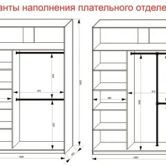 Шкаф-купе 1600 серии SOFT D6+D4+B2+PL2 (2 ящика+1штанга+1 полка) профиль «Капучино» в Добрянке - dobryanka.mebel24.online | фото 9