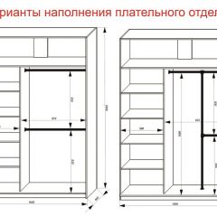 Шкаф-купе 1600 серии SOFT D8+D2+B2+PL4 (2 ящика+F обр.штанга) профиль «Капучино» в Добрянке - dobryanka.mebel24.online | фото 9