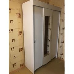 Шкаф-купе Бассо 1300 (Белый) в Добрянке - dobryanka.mebel24.online | фото 4