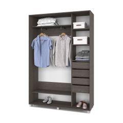 РОЛАНД Шкаф-купе Анкор темный (450*1500) Р451 в Добрянке - dobryanka.mebel24.online | фото 4