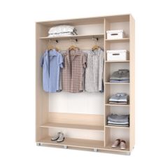 РОЛАНД Шкаф-купе Млечный дуб (450*1700) Р471 в Добрянке - dobryanka.mebel24.online | фото 3