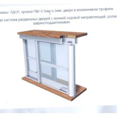 Шкаф-купе ШКО-3 1400 мм ЛДСП/ЛДСП в Добрянке - dobryanka.mebel24.online | фото 5