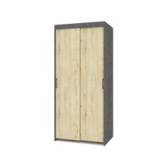 ТОМАС Шкаф-купе Камень темный - Ирландский дуб Т21 в Добрянке - dobryanka.mebel24.online | фото