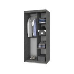 ТОМАС Шкаф-купе Камень темный - Ирландский дуб Т21 в Добрянке - dobryanka.mebel24.online | фото 2